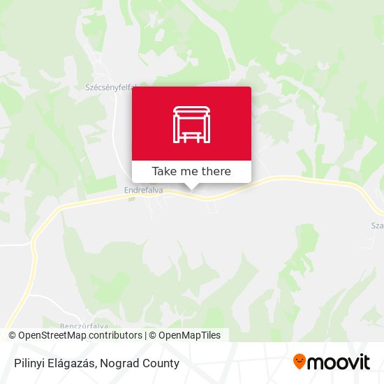 Pilinyi Elágazás map
