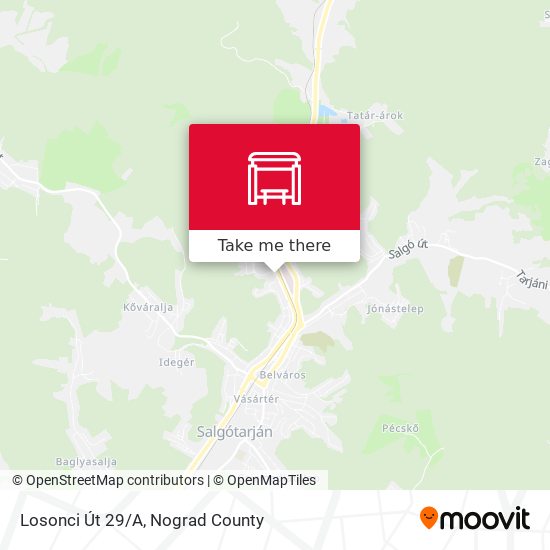Losonci Út 29/A map