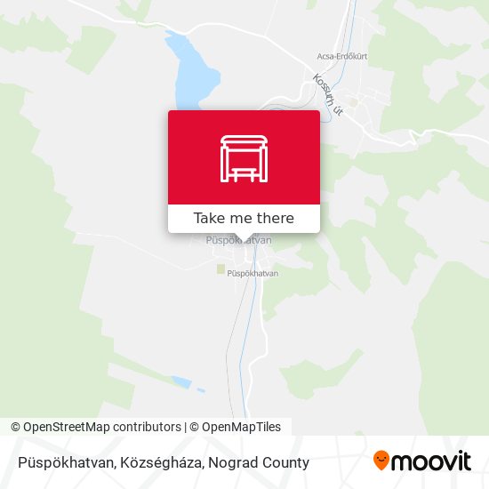 Püspökhatvan, Községháza map