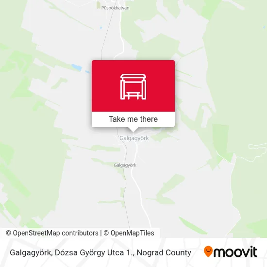 Galgagyörk, Dózsa György Utca 1. map