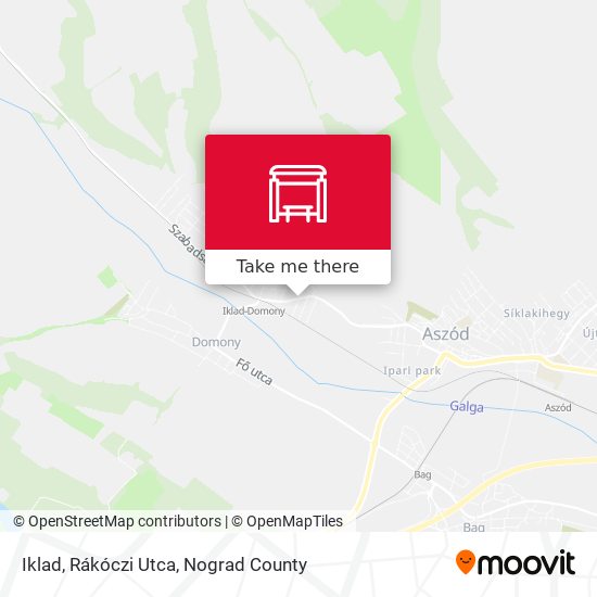 Iklad, Rákóczi Utca map