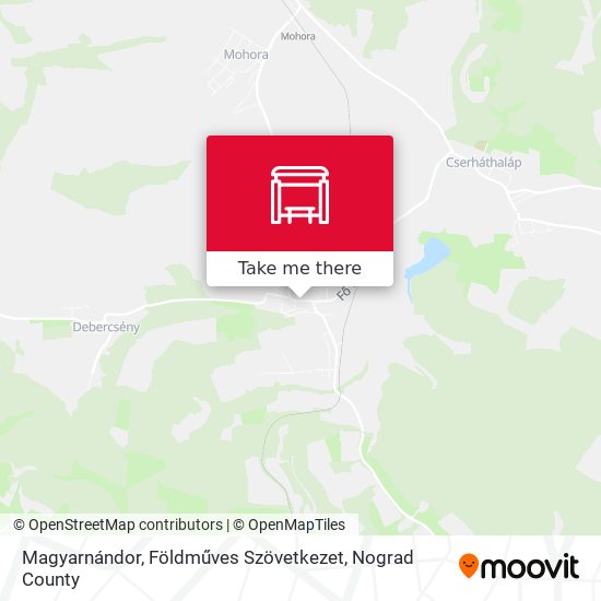 Magyarnándor, Földműves Szövetkezet map