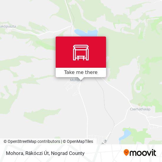 Mohora, Rákóczi Út map