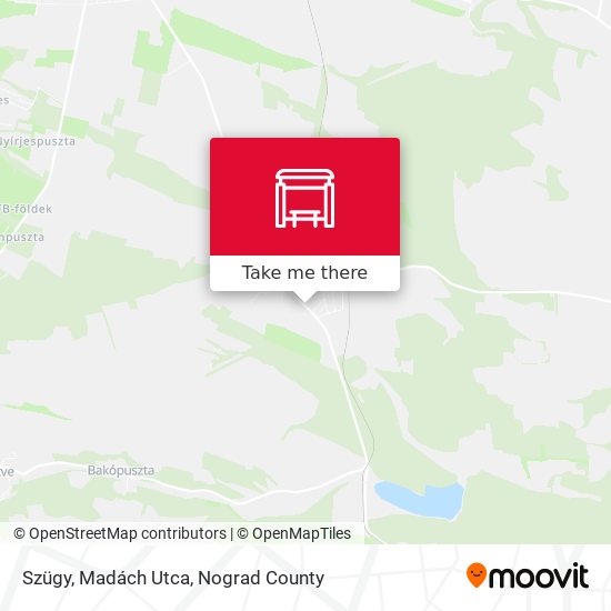 Szügy, Madách Utca map