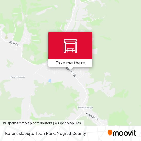Karancslapujtő, Ipari Park map