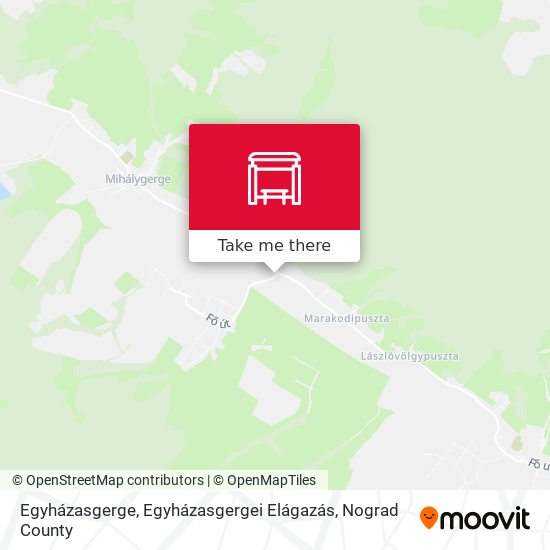 Egyházasgerge, Egyházasgergei Elágazás map