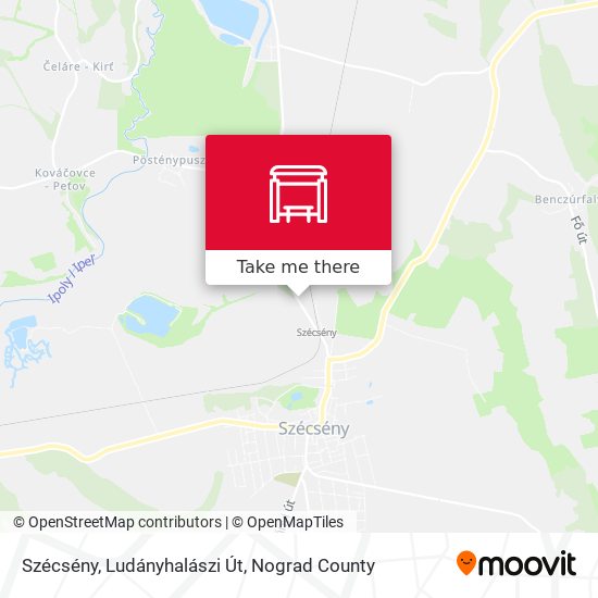 Szécsény, Ludányhalászi Út map