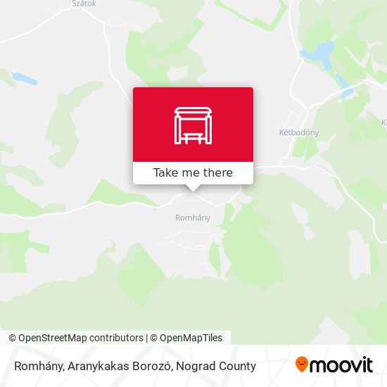Romhány, Aranykakas Borozó map