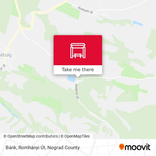 Bánk, Romhányi Út map