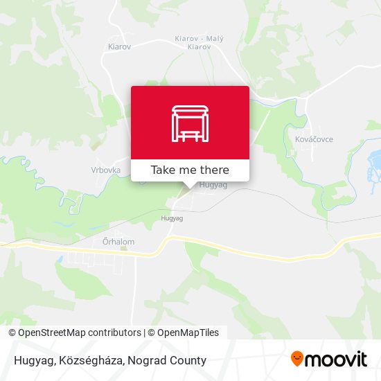 Hugyag, Községháza map