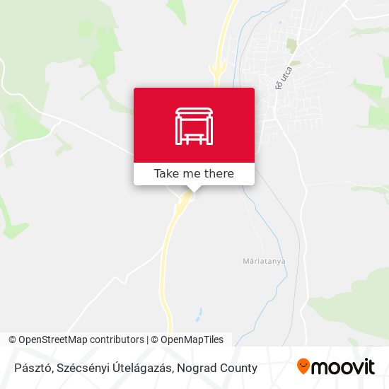 Pásztó, Szécsényi Útelágazás map