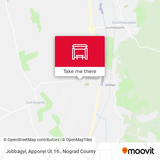 Jobbágyi, Apponyi Út 16. map