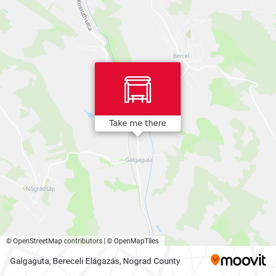 Galgaguta, Bereceli Elágazás map