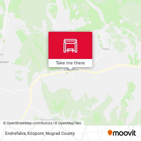 Endrefalva, Központ map