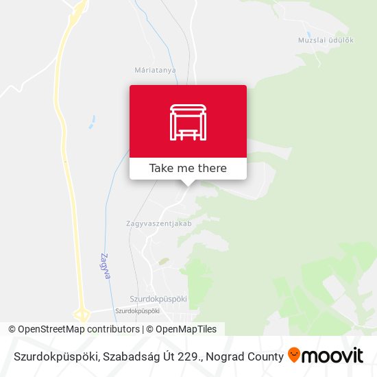 Szurdokpüspöki, Szabadság Út 229. map