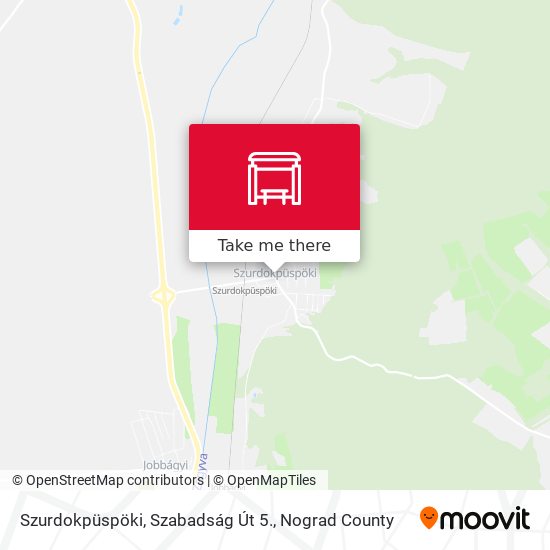 Szurdokpüspöki, Szabadság Út 5. map