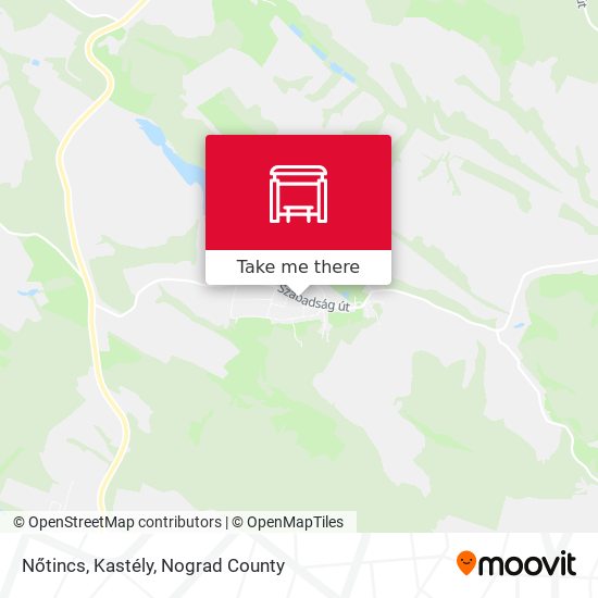 Nőtincs, Kastély map