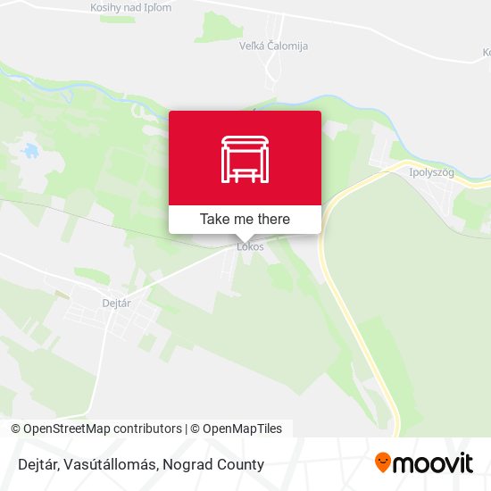 Dejtár, Vasútállomás map