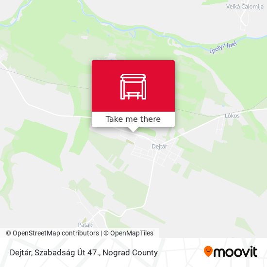 Dejtár, Szabadság Út 47. map