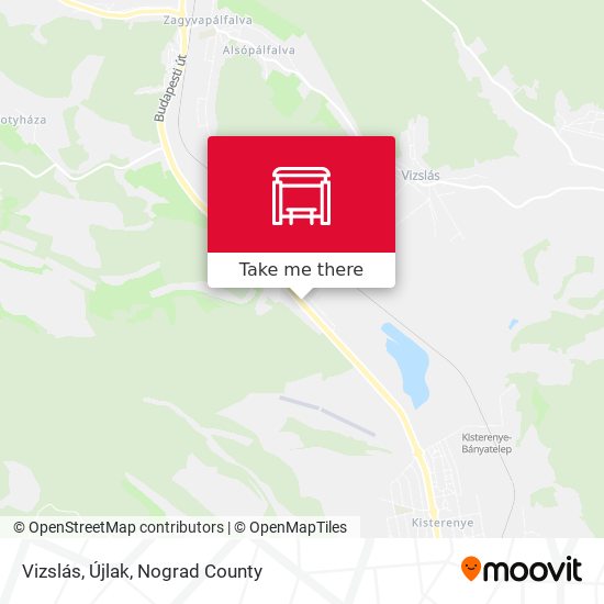 Vizslás, Újlak map