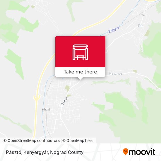 Pásztó, Kenyérgyár map