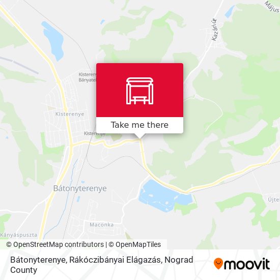 Bátonyterenye, Rákóczibányai Elágazás map