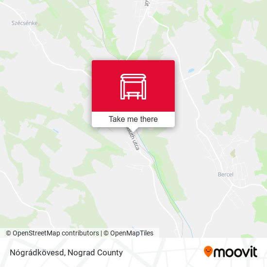 Nógrádkövesd map