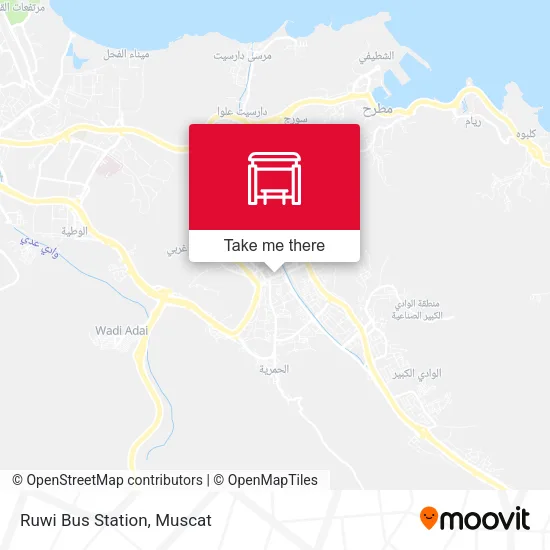 Ruwi Bus Station map