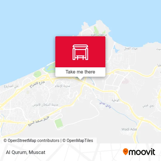 Al Qurum map