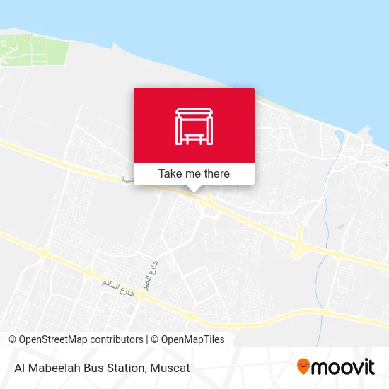 Al Mabeelah Bus Station map