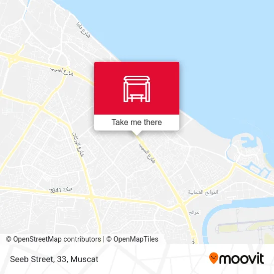 Seeb Street, 33 map