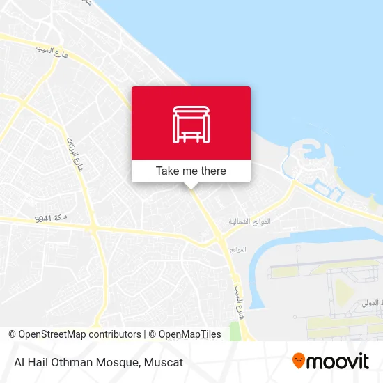 Al Hail Othman Mosque map