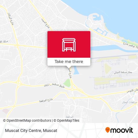 Muscat City Centre map