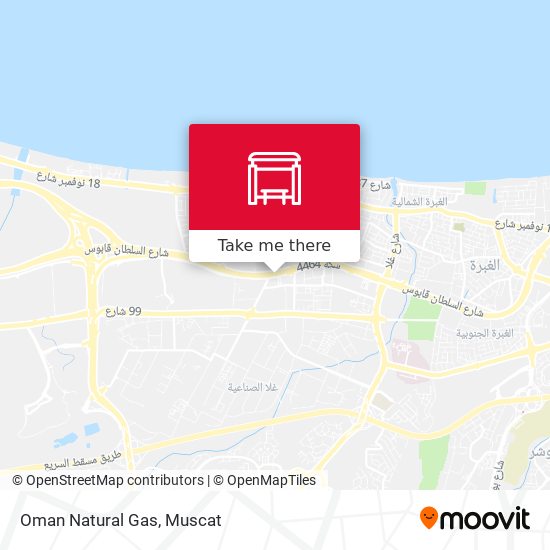 Oman Natural Gas map
