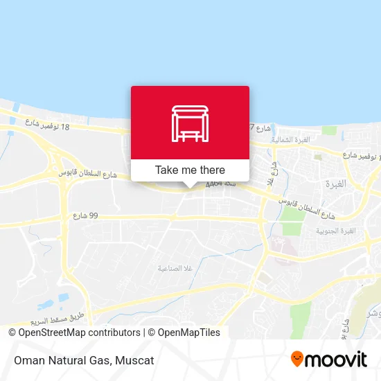 Oman Natural Gas map