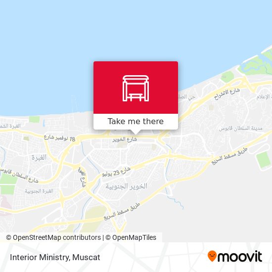 Interior Ministry map
