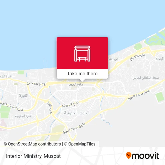 Interior Ministry map