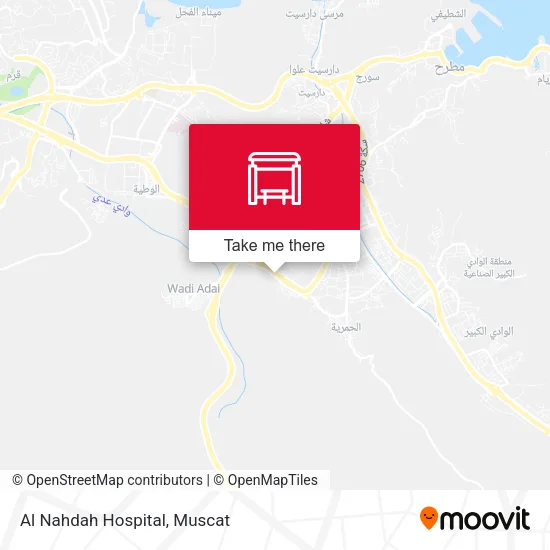 Al Nahdah Hospital map