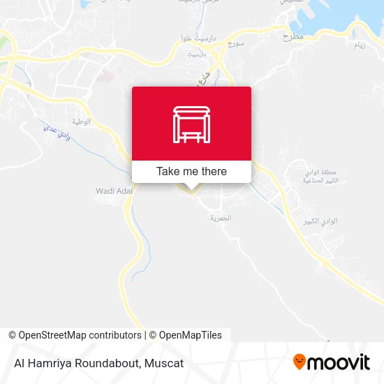 Al Hamriya Roundabout map