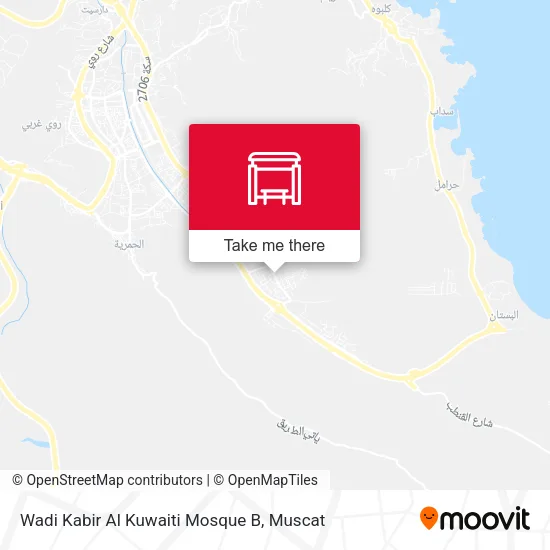 Wadi Kabir Al Kuwaiti Mosque B map
