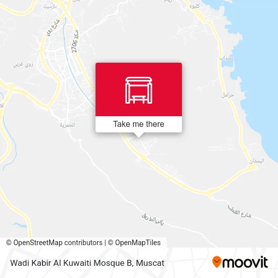 Wadi Kabir Al Kuwaiti Mosque B map