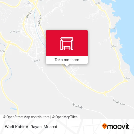 Wadi Kabir Al Rayan map