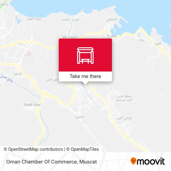 Oman Chamber Of Commerce map