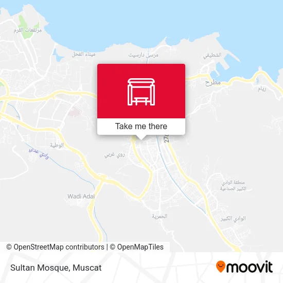 Sultan Mosque map