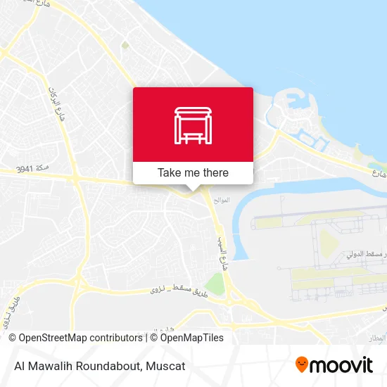 Al Mawalih Roundabout map