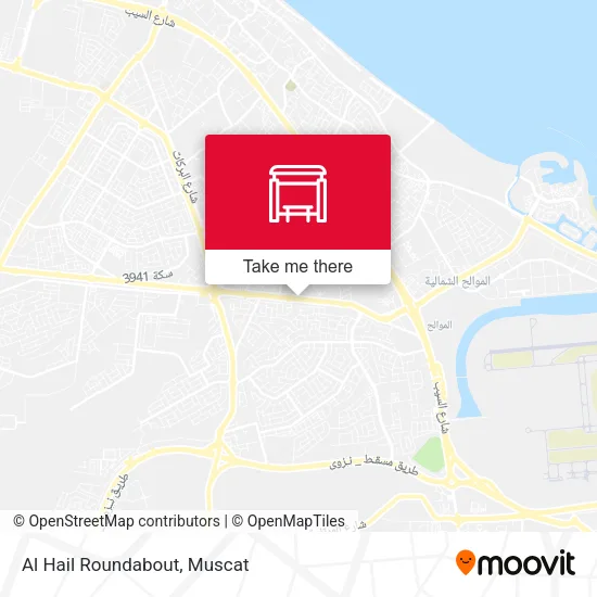 Al Hail Roundabout map