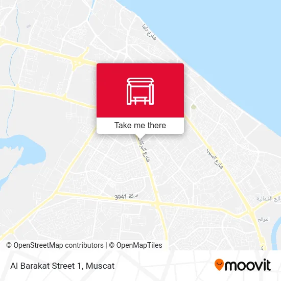 Al Barakat Street 1 map