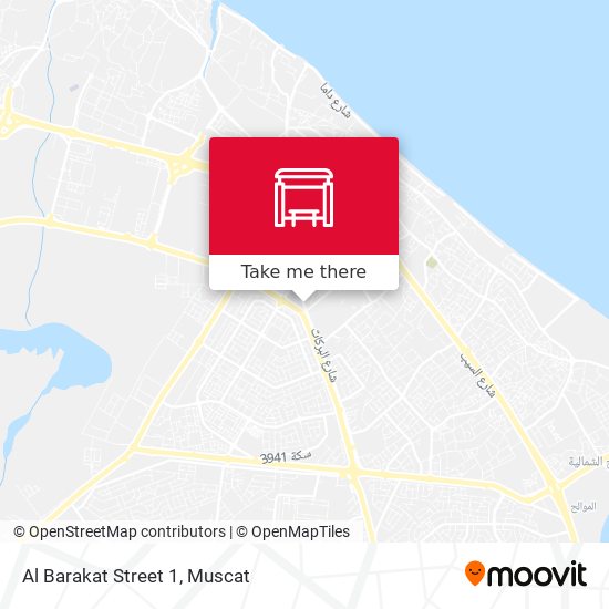 Al Barakat Street 1 map