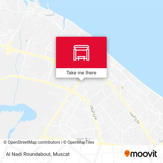 Al Nadi Roundabout map