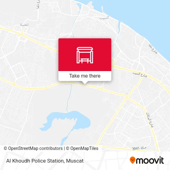Al Khoudh Police Station map